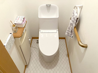 トイレリフォーム 費用を抑えながらも雰囲気をガラッと変えたレストルーム